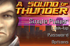A Sound of Thunder Title Screen